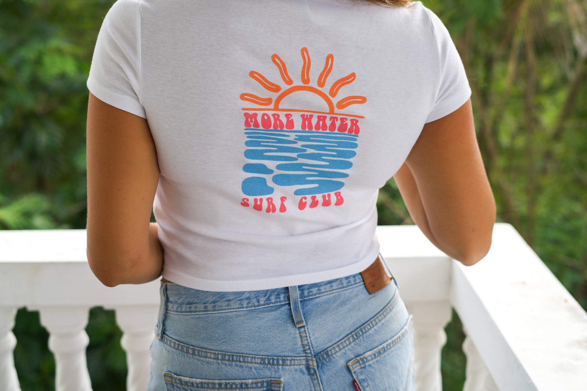 Groovy Sunset Baby Tee