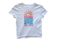 Groovy Sunset Baby Tee